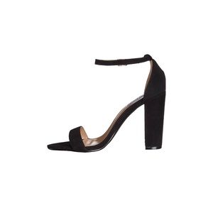 Steve Madden Carrson Suede Black Heels